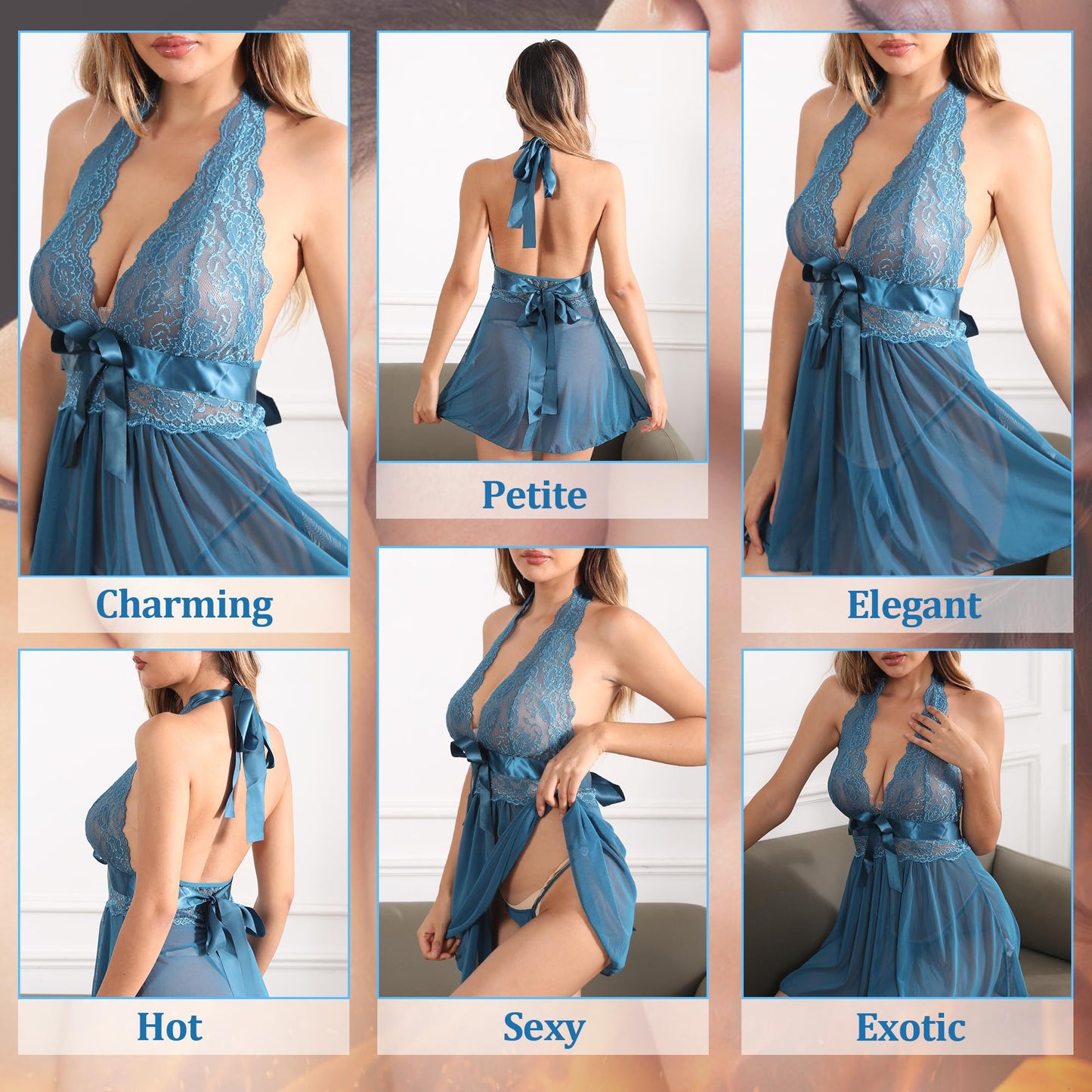 Free Shipping Sexy Nightgown